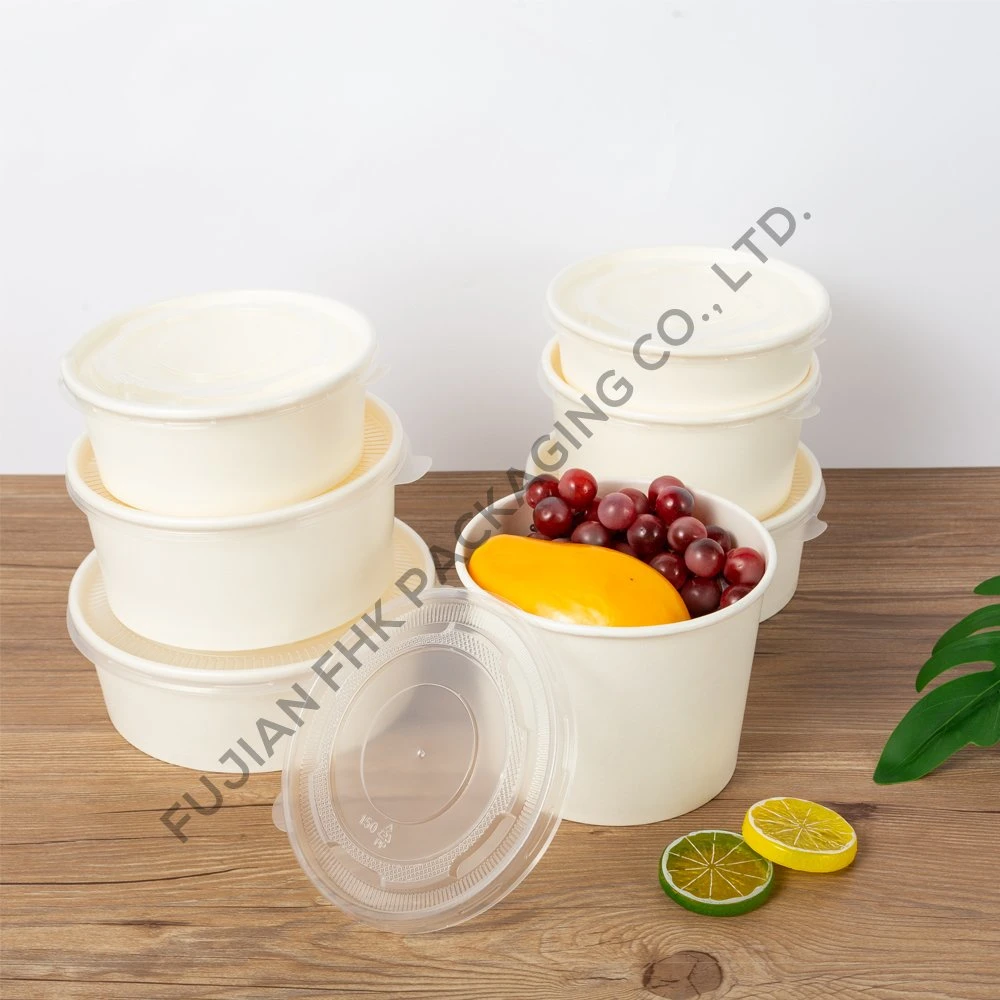 Disposable Paper Soup Bowl Take Away Food Container for Soup Noodles