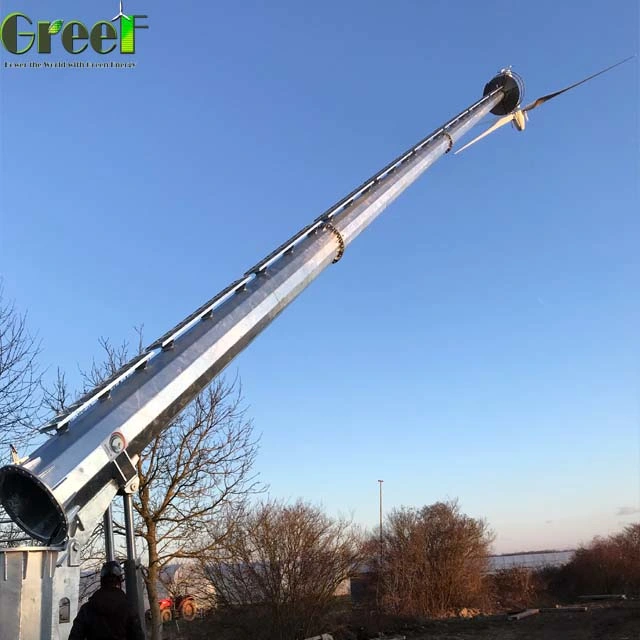 Easy Installation Tilt-up Tower 5kw Generator Wind Turbine Varialbe Pitch Control Blades