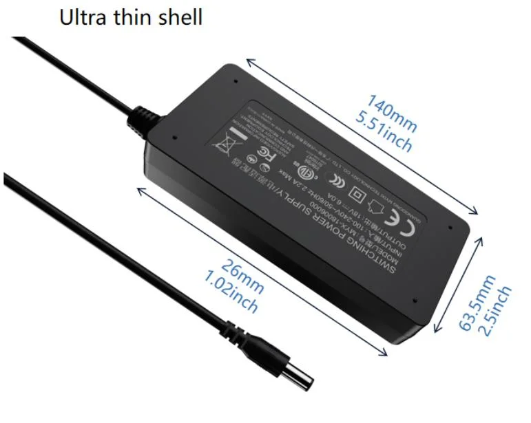 Werkseitiger Preis Netzteil für Desktop-Adapter AC/DC 48W 60W 72W 90W 120W 36V 12V 24V 2,5A 3A 6A 7A 8A 10A Stromversorgung mit FCC CE CB SAA ETL PSE Netzteil