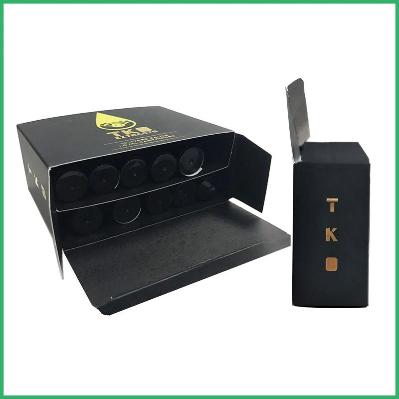 Los extractos de TKO Vape cerámica vidrio Celda vacía Atomizer Embalaje negro