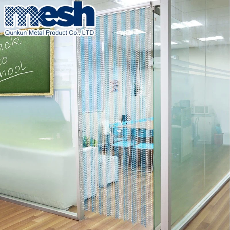 Bathroom Decorative Corrosion Resistance Metal Chain Link Shower Curtain