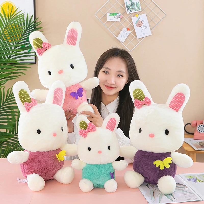 Plush Bunny Huggable Stuffed Animal Rabbit Toy Dolls Wholesale/Supplier Promotional Kids Gifts