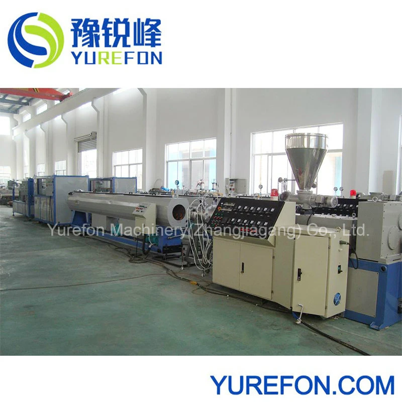 Plastic PVC Pipe Profile Sheet Conical Twin Screw Extruder Production Line