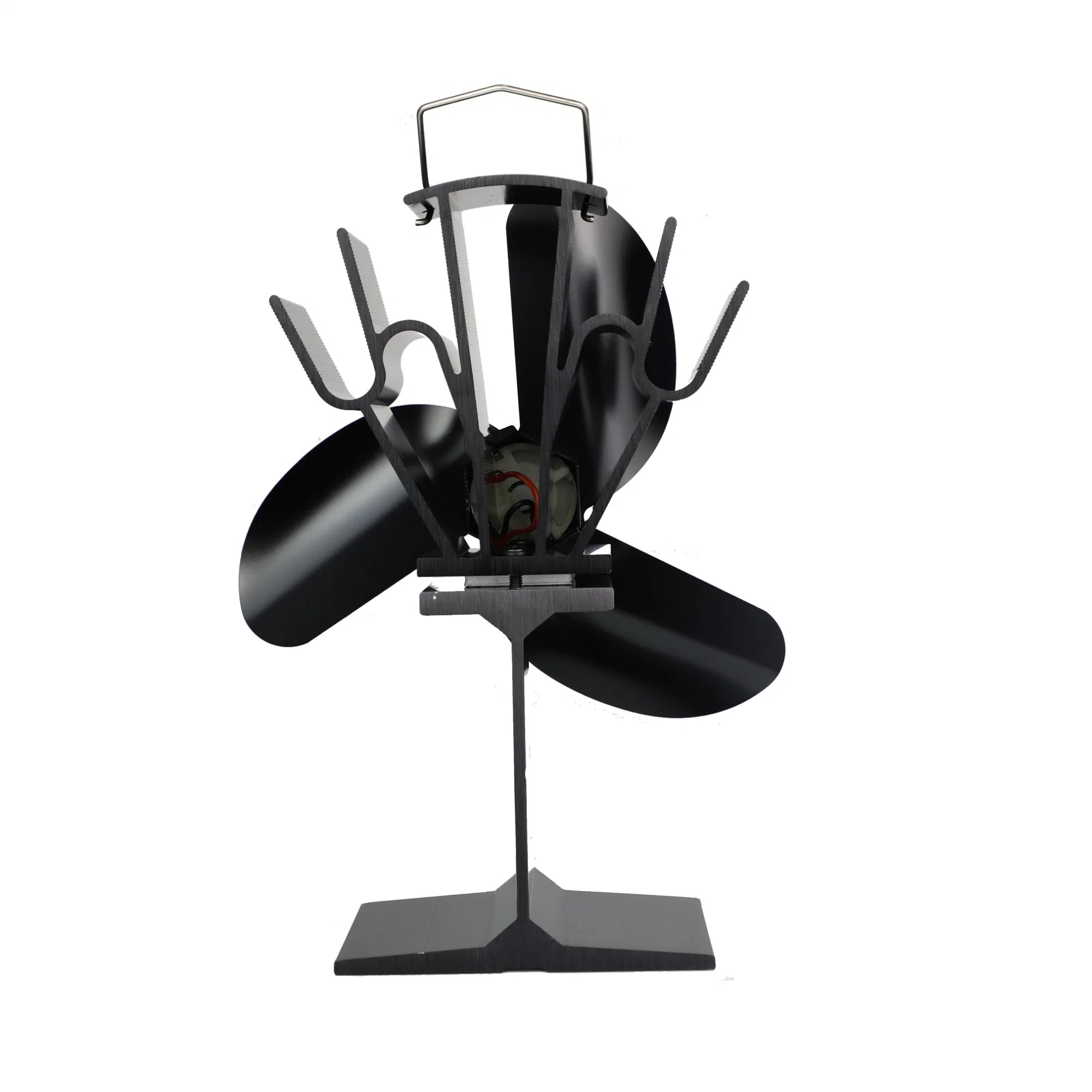 No Electronic Heat Powered Stove Fan with 3-Blades