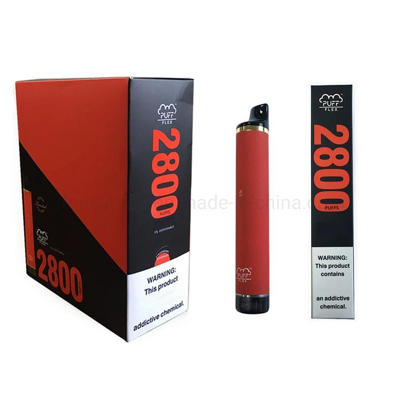 Großhandel/Lieferant Einweg E Zigarette Puff Flex 2800 Puffs Einweg Vape