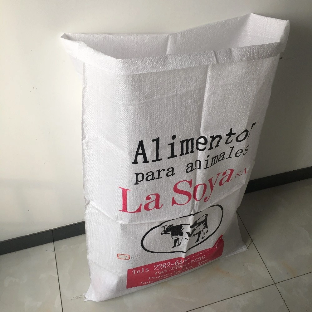 Sacs en plastique tissé en PP vierge à 100 % pour engrais farine riz Alimentation Construction matériau de construction Sand Agriculture