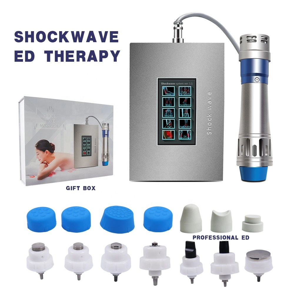 Nouvelle machine de traitement de la douleur Shockwave ED Dépose de la Physiothérapie Instrument pour la dysfonction érectile