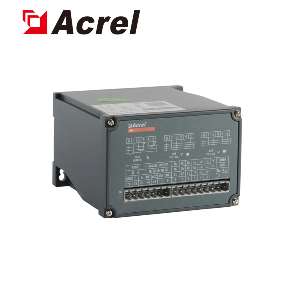 Acrel Bd-3I3 3p3w DIN Rail Installed Electrical Current Transducer 4-20mA