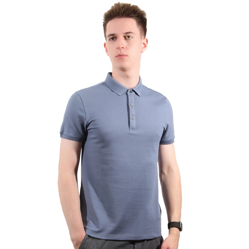 Long Staple Cotton Polo Shirt High-Grade Business Men's and Women's Shirts Printed Logo