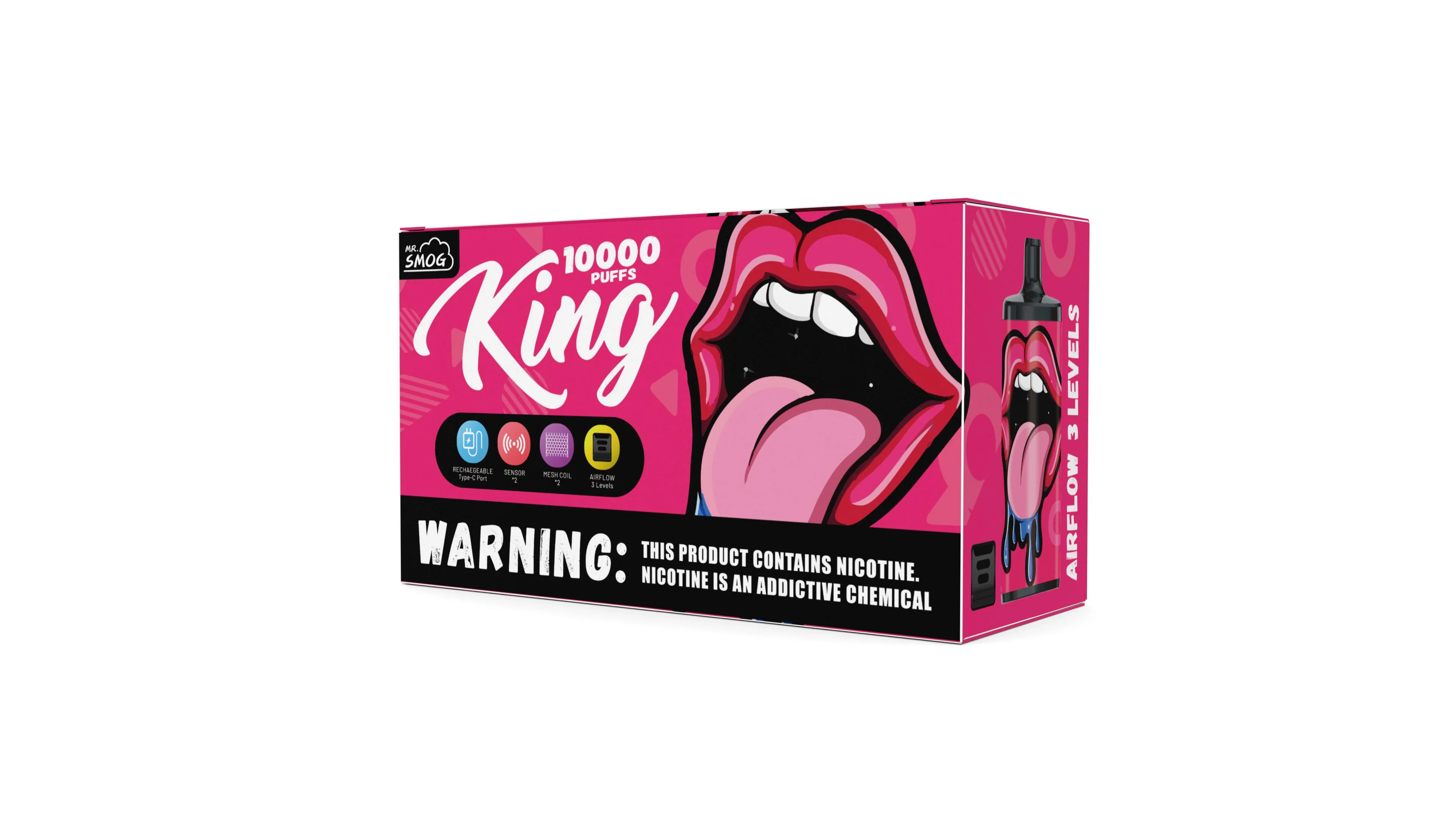 Mayorista E Cigarette Alemania 8000 Bang Puff Zumo VAPE Sr. Smog King Cartoon Disposable VAPE Pen