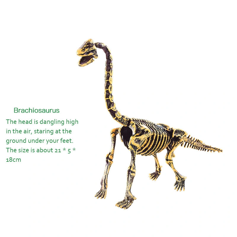 Fábrica al por mayor Arqueología Dinosaur Dig Kit Brachiosaurus Fossil Excavation Toys Para niños