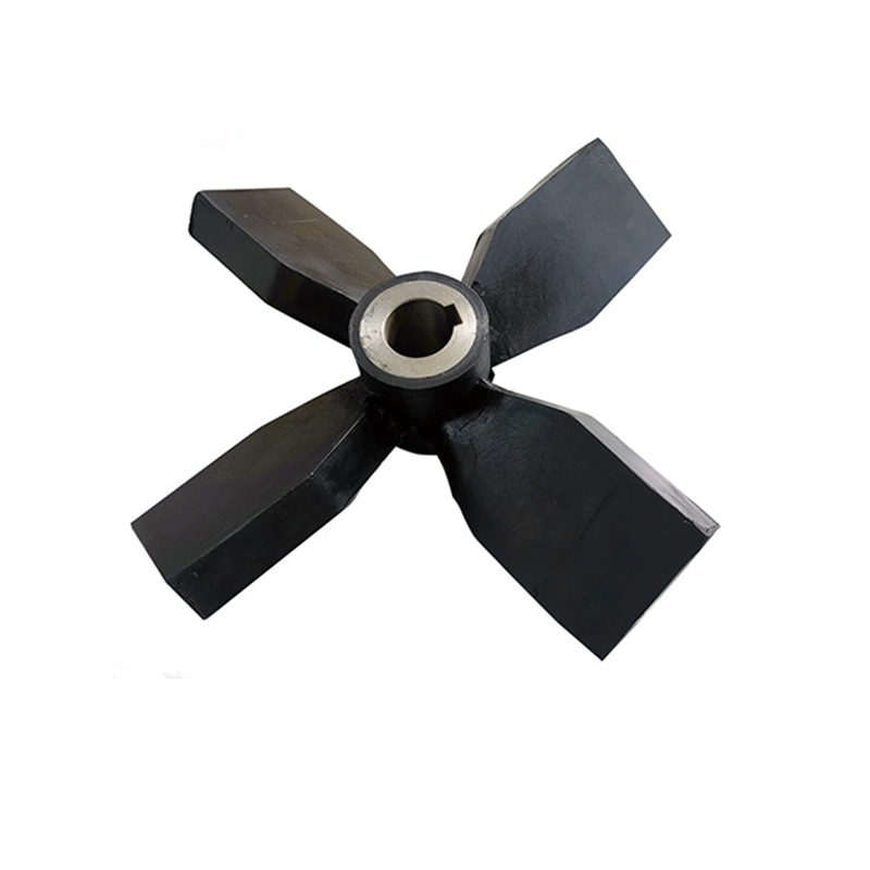 Durable Molded Custom Rubber Impeller for Mixing Drum