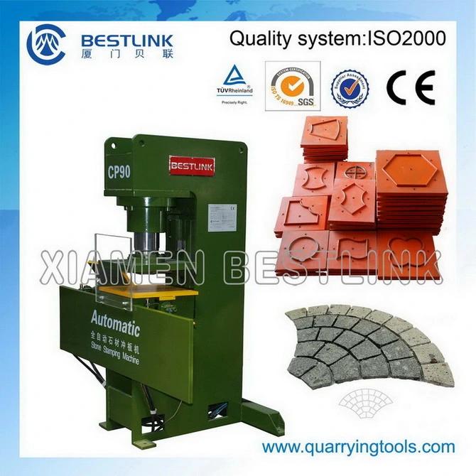 Cp90 Fan Pattern Stone Stamping Machine