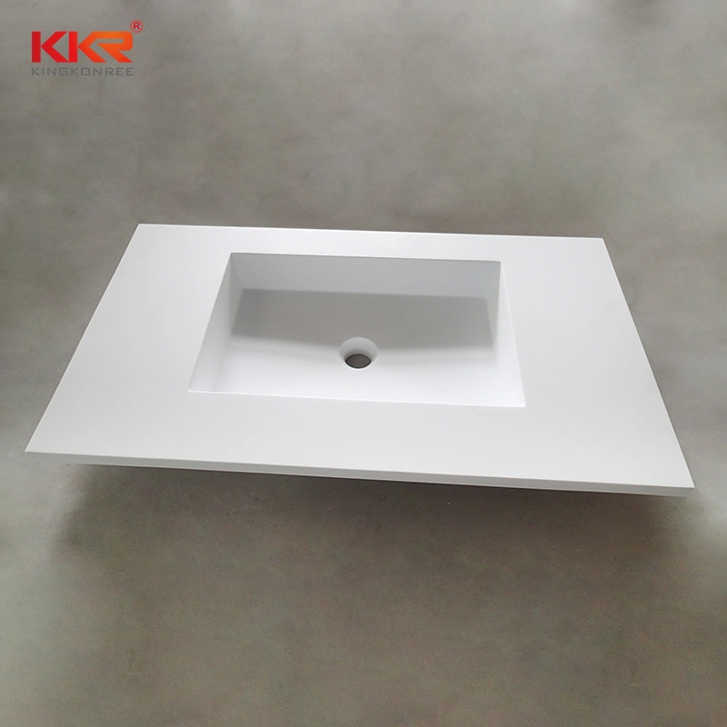 Cabinet Basin Stone Resin Bathroom Sinks Countertop