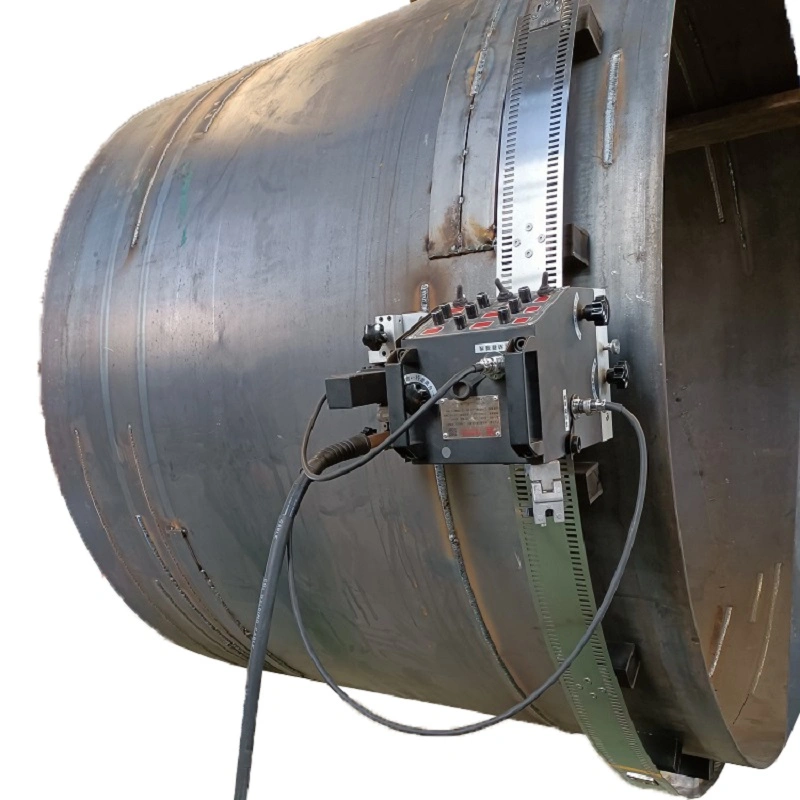 Flexible Track Portable Tank Welding Carriage for Oil Gas Tank Construction Welding Equipment