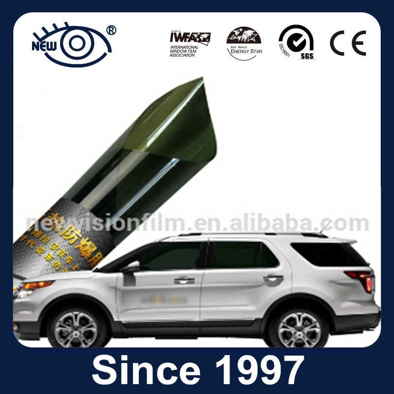 5% Charcoal Reflective Metallic Car Solar Window Glass Tint Film