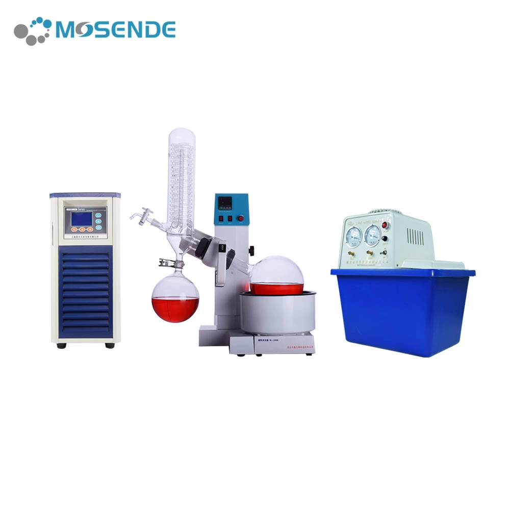 Laboratory Electric Lifting Water Bath and Oil Bath Rotary Evaporator