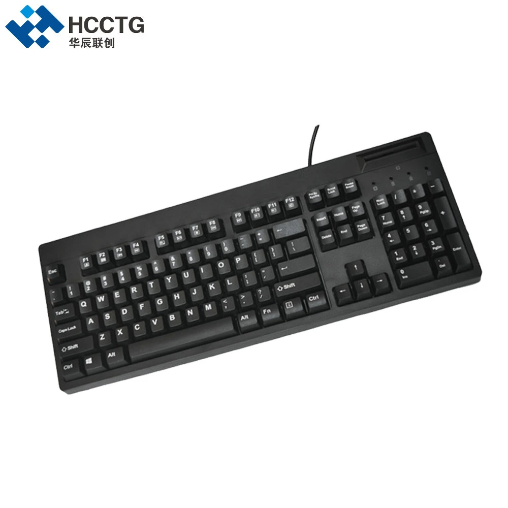 104 teclas POS EMV con cable USB teclado de membrana Hcc150U.