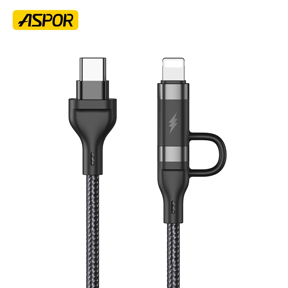 Aspor A116 4 in 1 Wired Wholesale/Supplier New USB Fast Charger Data Cable Magnetic Cables