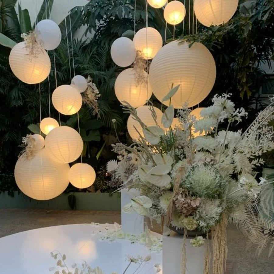 Wedding Supplier Event Decorations White Paper Lantern for Wedding Decoration