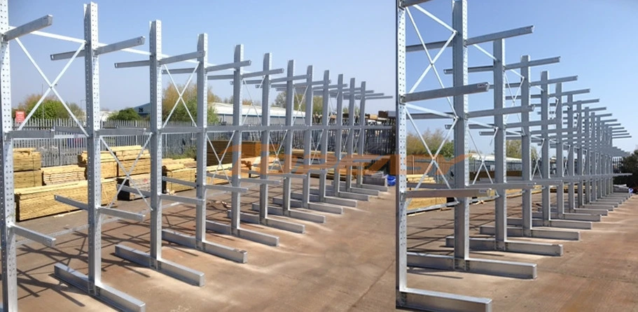 Galvanized Shelf Warehouse Cantilever Rack