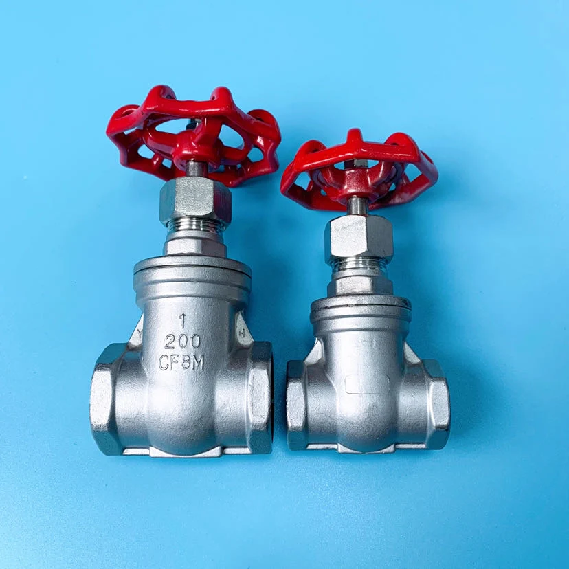 1/2inch-2inch Stainless Steel /Brass Threaded End Gate Valve SS304 SS316