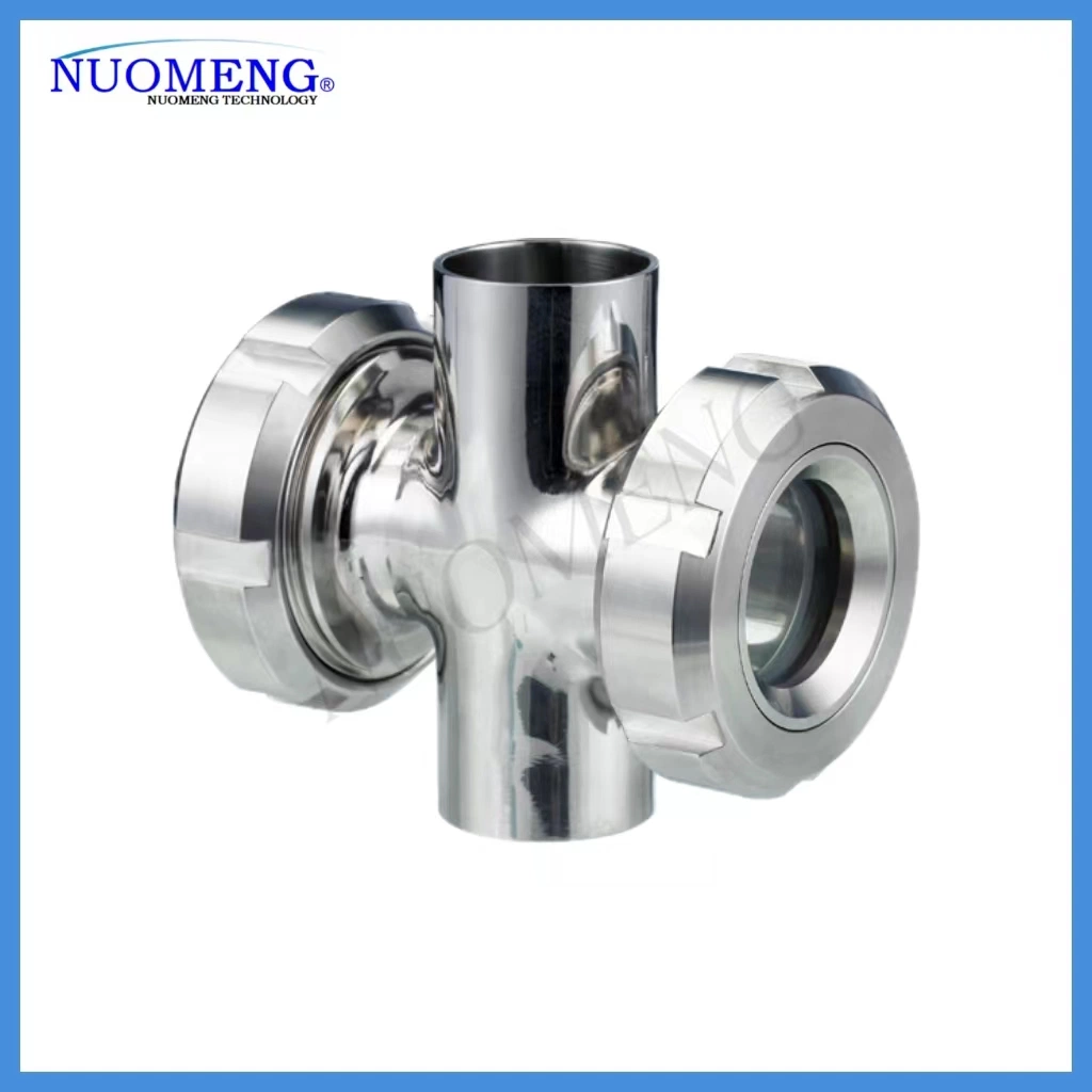 Sanitary Stainless Steel Cross Sight Glass (ISO-No. NM114119)