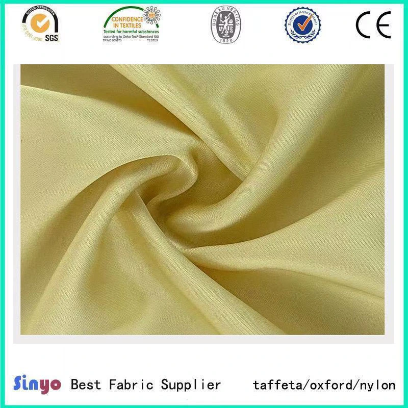 100% Polyester Premium Colors Plain Suit Dress Lining Satin Fabric for Garment