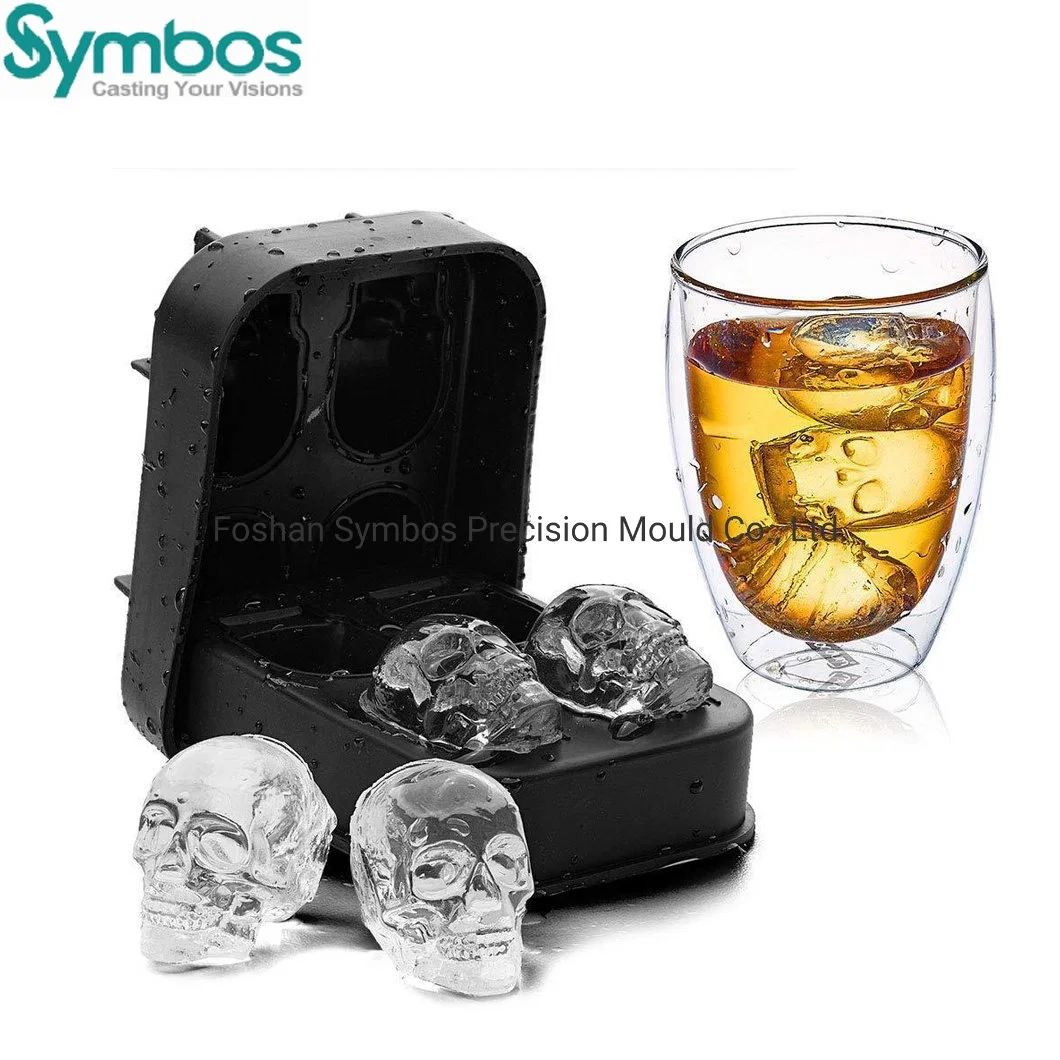 Silicone Sphere Whiskey sem BPA reutilizável profissional silicone Ice Ball Molde de borracha