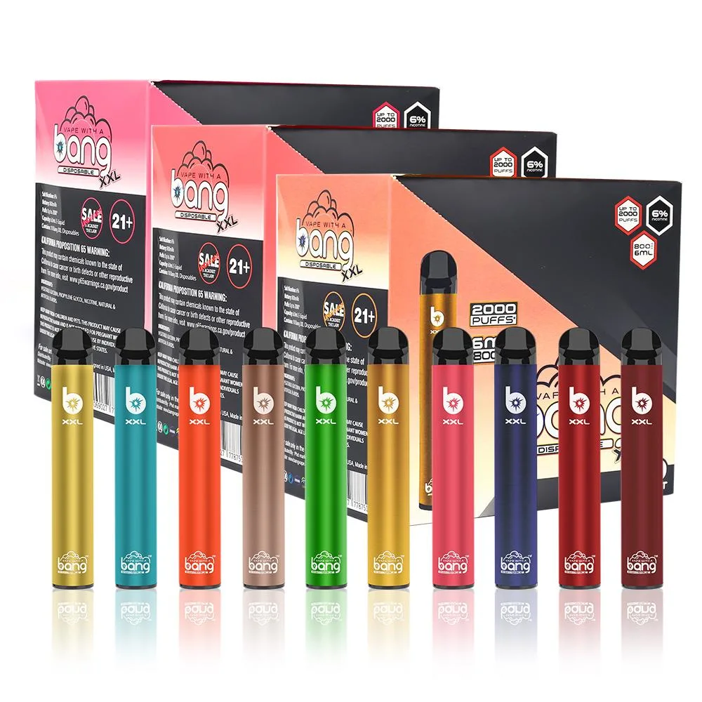 Bang XXL Wholesale/Supplier Disposable Electronic Cigarette 2000 Puffs en Stock