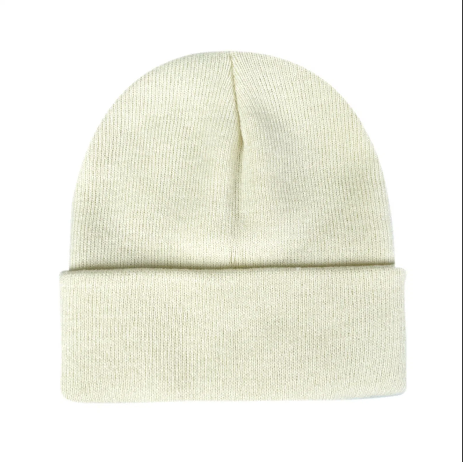 Winter Plain Dyed Custom Beanie New Cotton Soft Winter Hats Knitted Beanie Cap