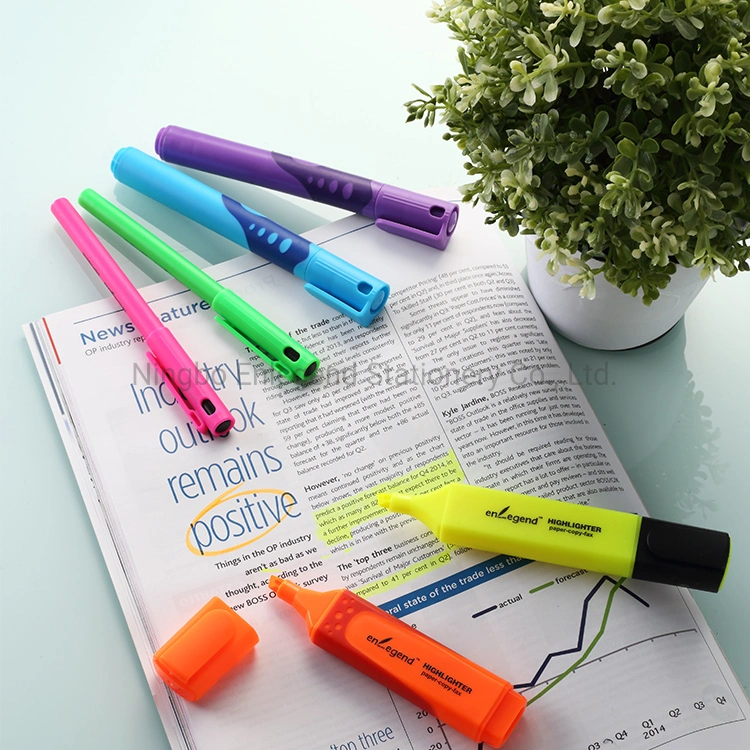 HL3002 Fluorescent Ink Color Text Marker Office Supply Stationery Highlighter