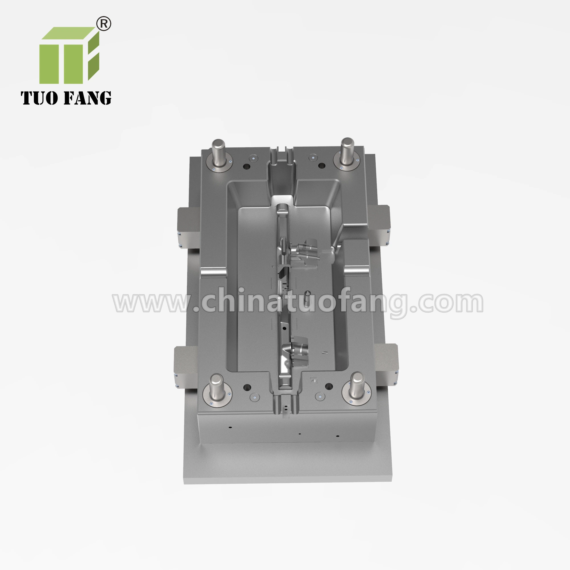 Track Parts Mould PA66+30%GF Plastic Track Tank Mould Truck Radiator Water Tank Mould