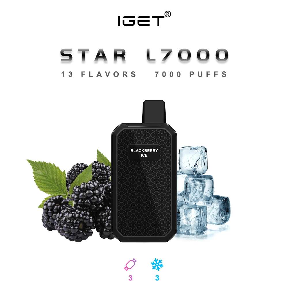 Iget Star 7000 inhalaciones mantener su Vape limpio y protegido con el diseño de la cubierta de polvo