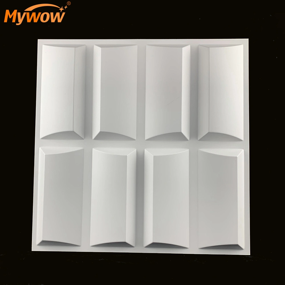 Durable Paintable Waterproof Fire-Retardant Plastic Vinyl Wall Panel 3D Wall