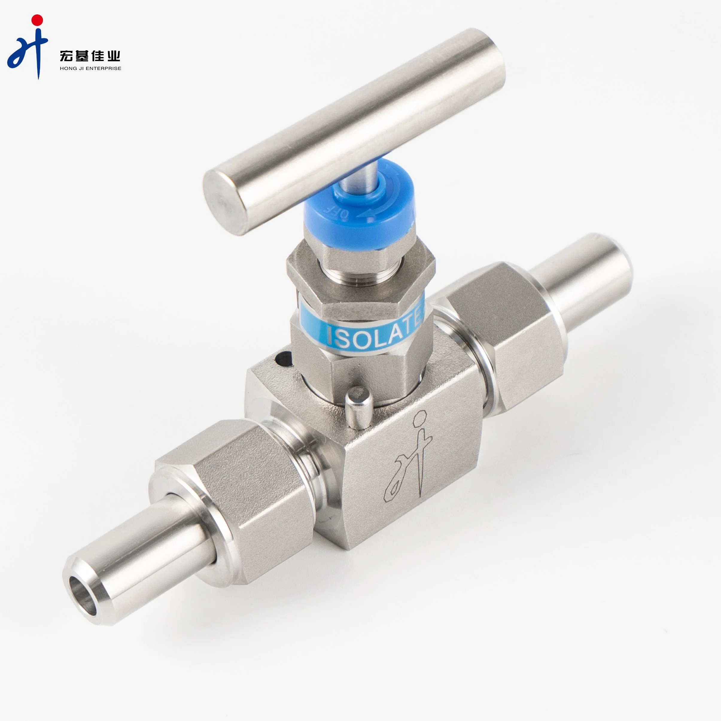 1/4 NPT 316L Stainless Steel Needle Valve with Male Thread Swagelok Type