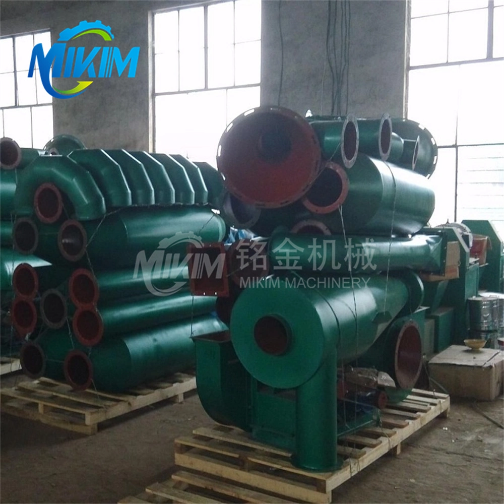 Industrial Hot Air Drying Machine Biomass Sawdust Wood Chips Rotary Dryer Airflow Rice Husk Bamboo Biomass Wood Powder Pipe Cyclone Dryer Machine