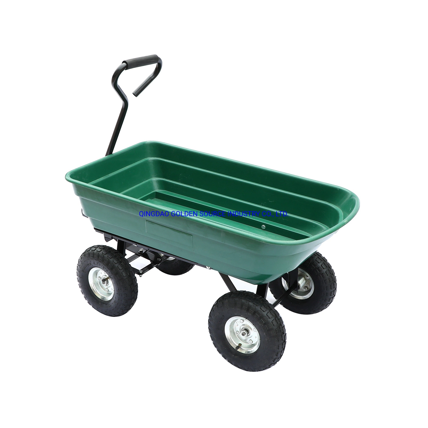 Folding Dump Garden Tool Cart Tc2145 with Plastic Tray