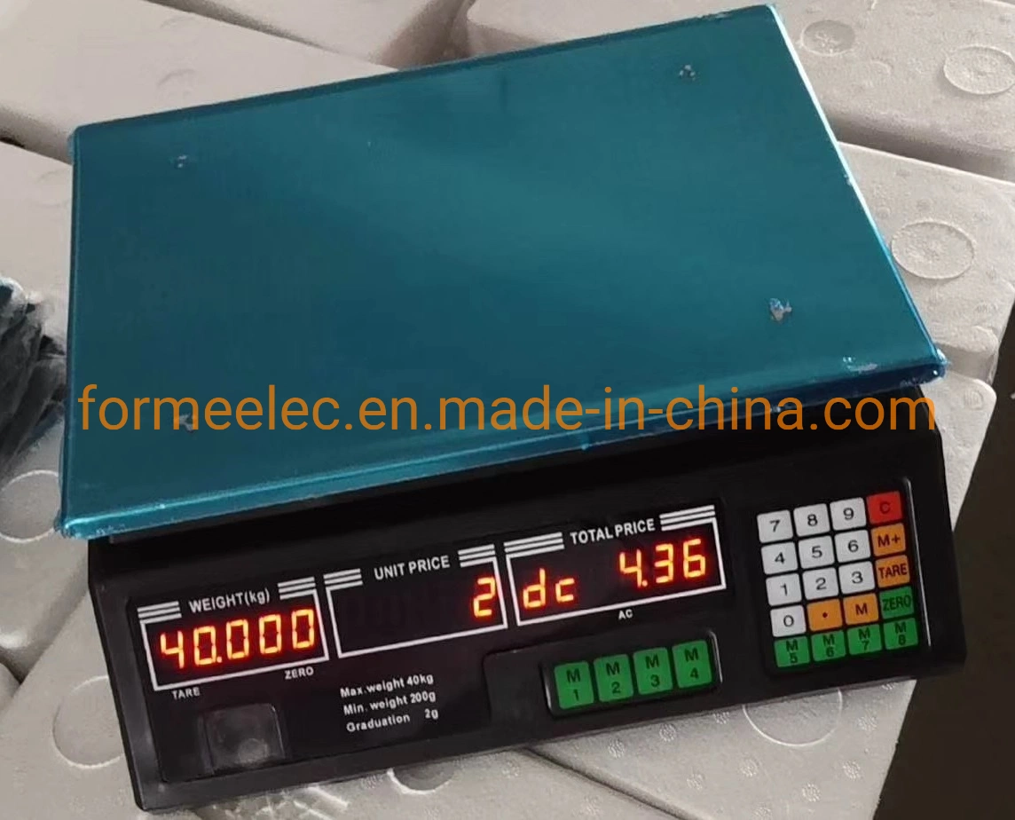 Electronic Weigher Electronic Balance Digital Scale 40kg Digital Price Computing Scale