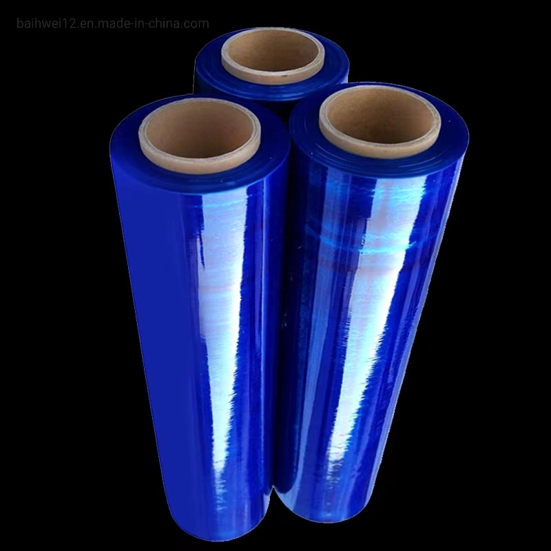 Blue Competitive Price Wrapping Stretch Film for Factory Product Packaging