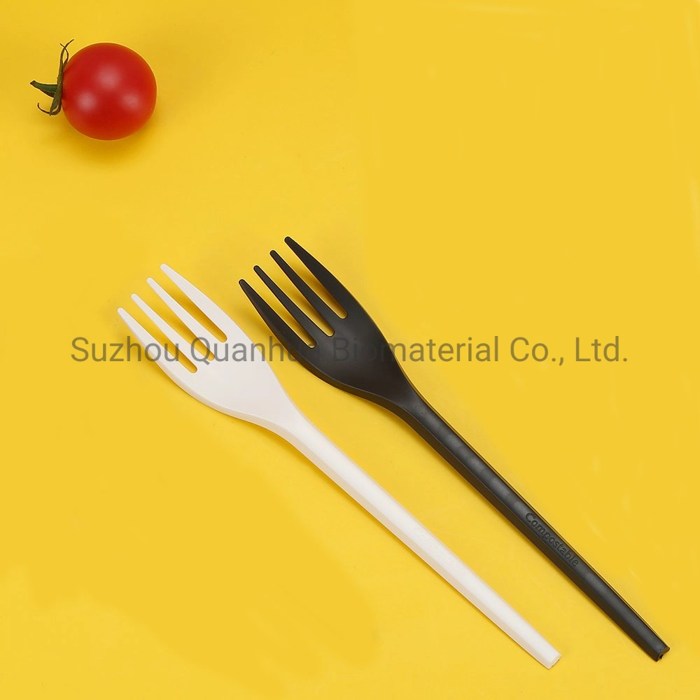 Biodegradable Cutlery Knife Fork Spoon Plastic Alternative Cpla Tableware