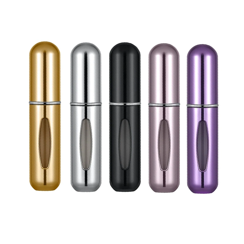 Wholesale/Supplier Small 5ml 6ml 8ml Aluminium Perfume Spray Bottle Pocket Portable Atomizer Vial