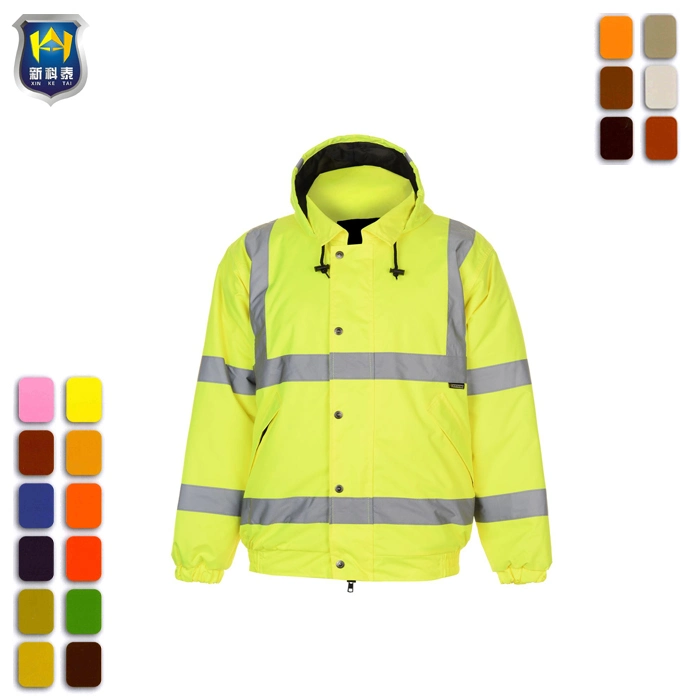 Premium 2018 3m Hi Vis Reflective Uniform Jacket Workwear