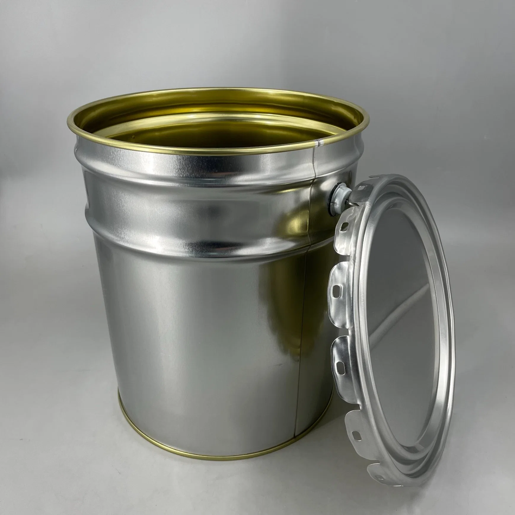 High quality/High cost performance  5 Gallon Round Metal Pail Epoxy Lined Un Approval for Paint