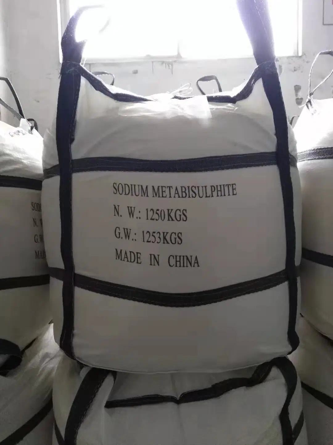 China Industrial Grade Na2s2o5 Sodium Metabisulfite