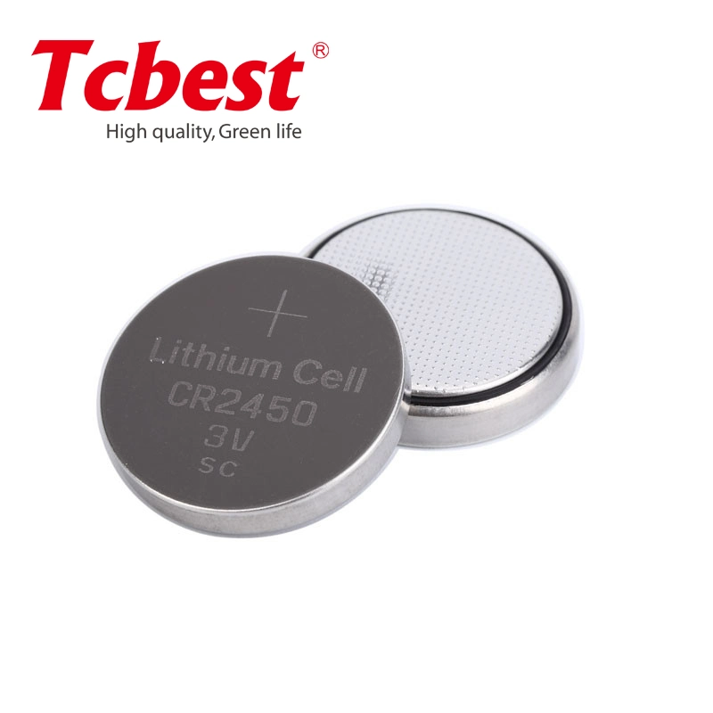 Factory/Manufacturer Direct 3V Lithium Manganese Button Coin Cell Cr2025 Cr2032 Cr2450 with CE and RoHS for Watch or Scale or Car Key
