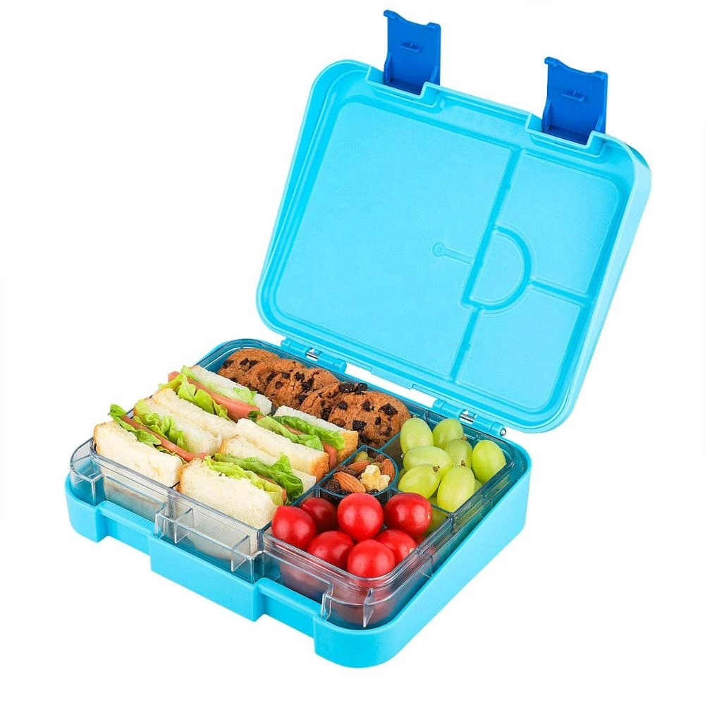 Diseño de bloques de gracioso Aohea sin BPA de niños Niños Bento Box Lunch