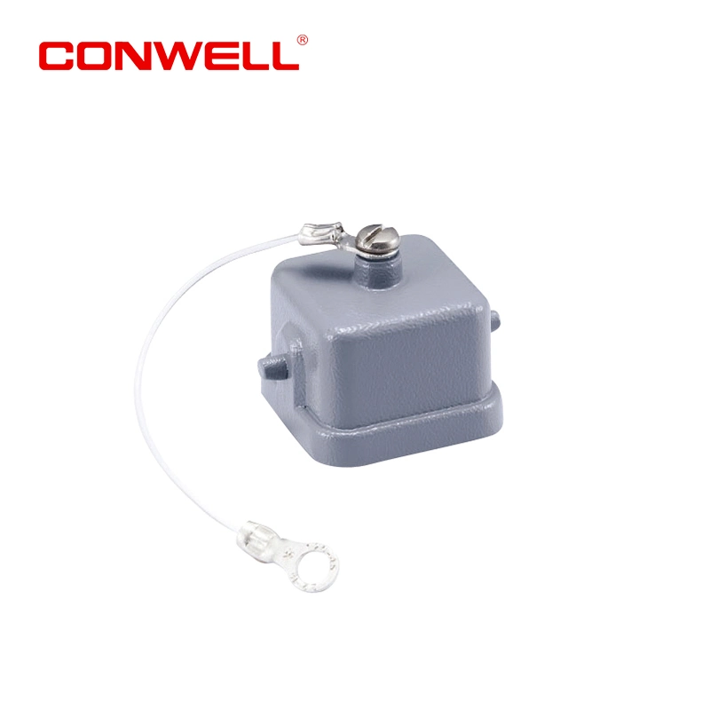 Heavy Duty Connector 3 Pin Electric Connectors Protection Cover with Fixing Cord