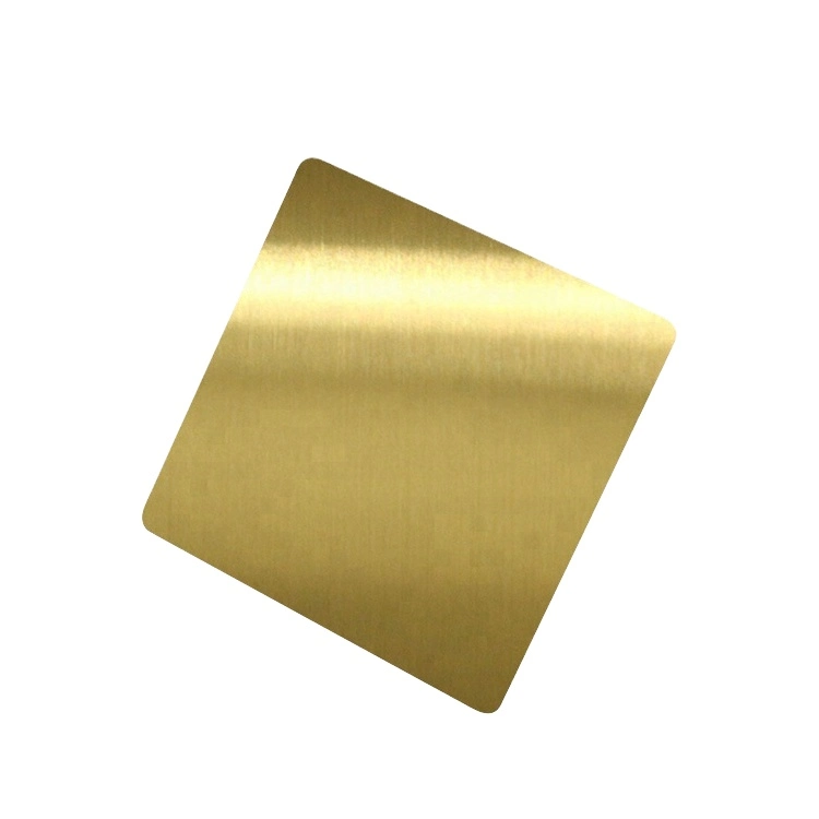 HXC PVD Spiegel Gold Farbe beschichtet Goldene Beschichtung Dekorative Edelstahl Stahlblech und Platte 201 Edelstahlblech