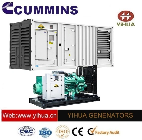 Fábrica de Yihua OEM de Cummins GFS-200-1200kw Generador eléctrico de Energía silenciosa